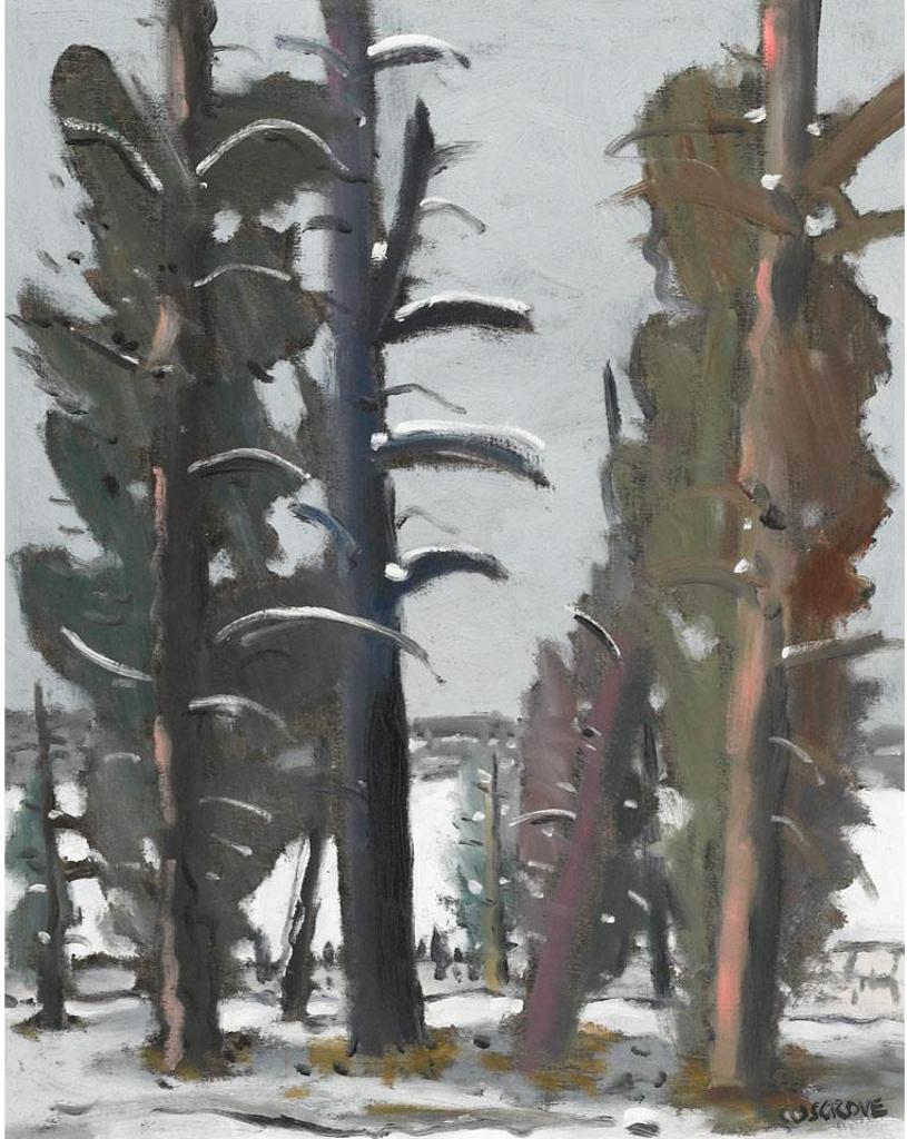 Stanley Morel Cosgrove (1911-2002) - Trees In Winter, Quebec