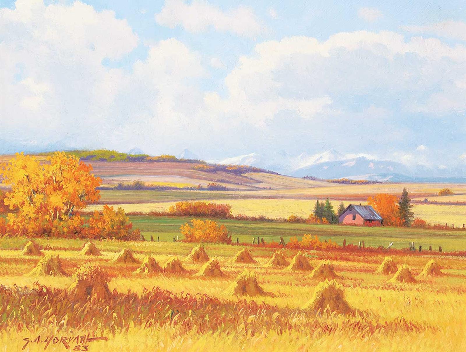 George A. Horvath (1933-2012) - Fall Landscape