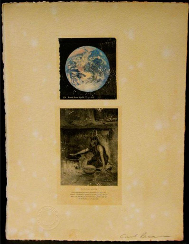 Carl Beam (1943-2005) - Earth From Apollo/The Piki Maker