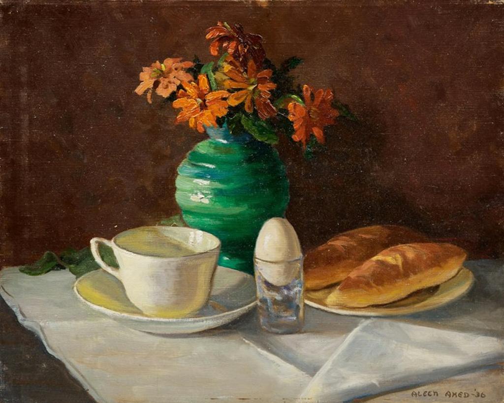 Aleen Elizabeth Aked (1907-2003) - Still Life with Egg and Teacup