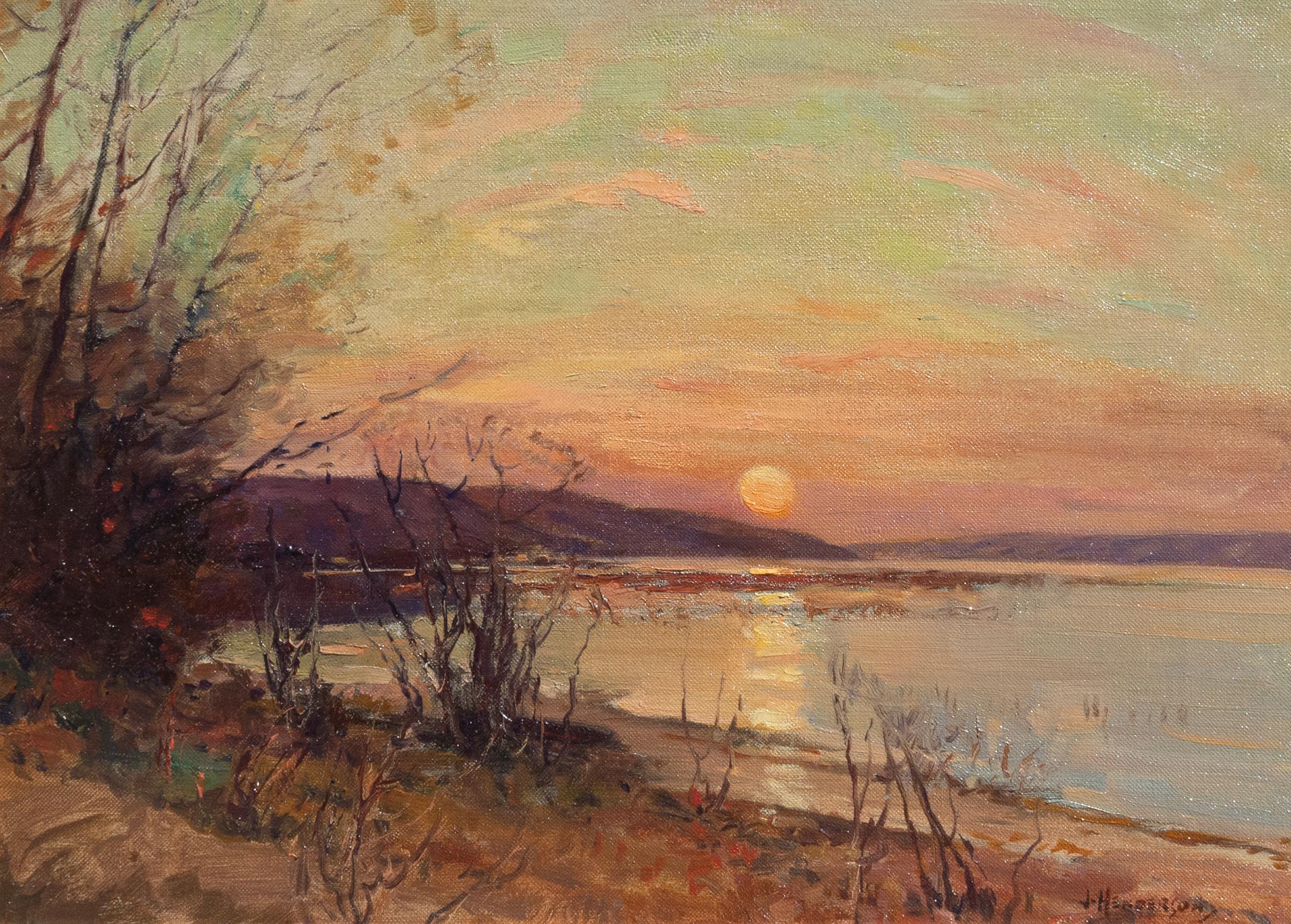 James Henderson (1871-1951) - Sans titre / Untitled - Sunset, n.d.