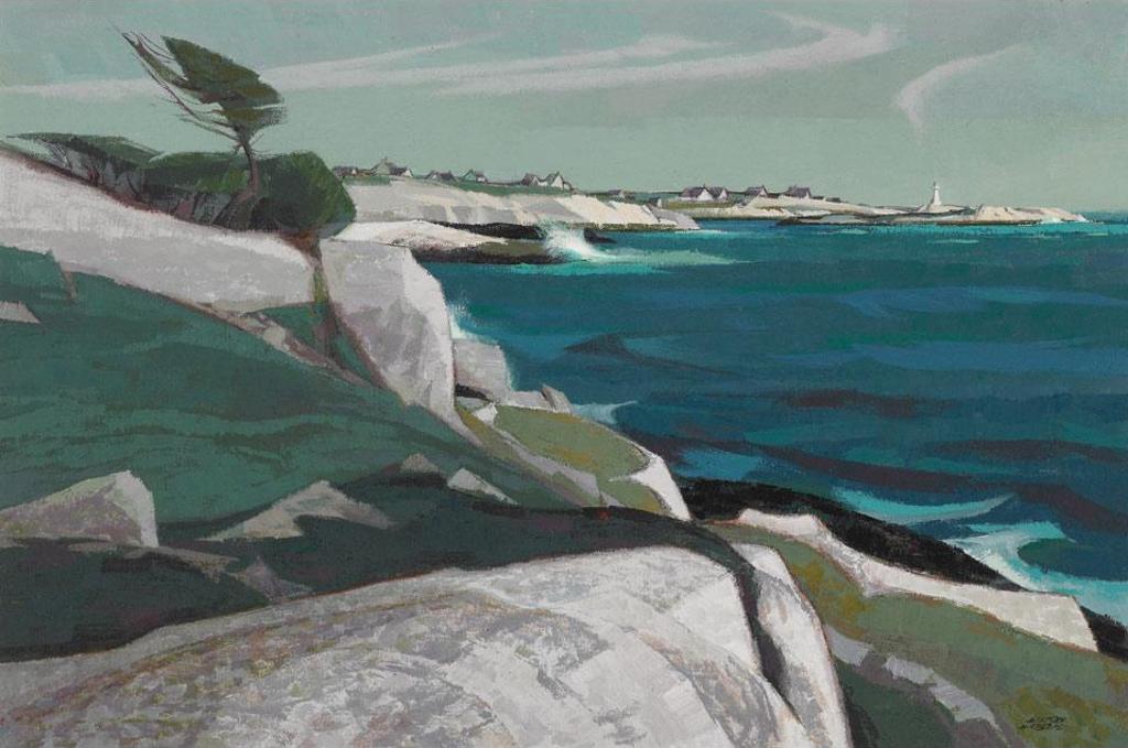 Hilton MacDonald Hassell (1910-1980) - The Cove, Peggy’S Cove From The Rocks, N.S.