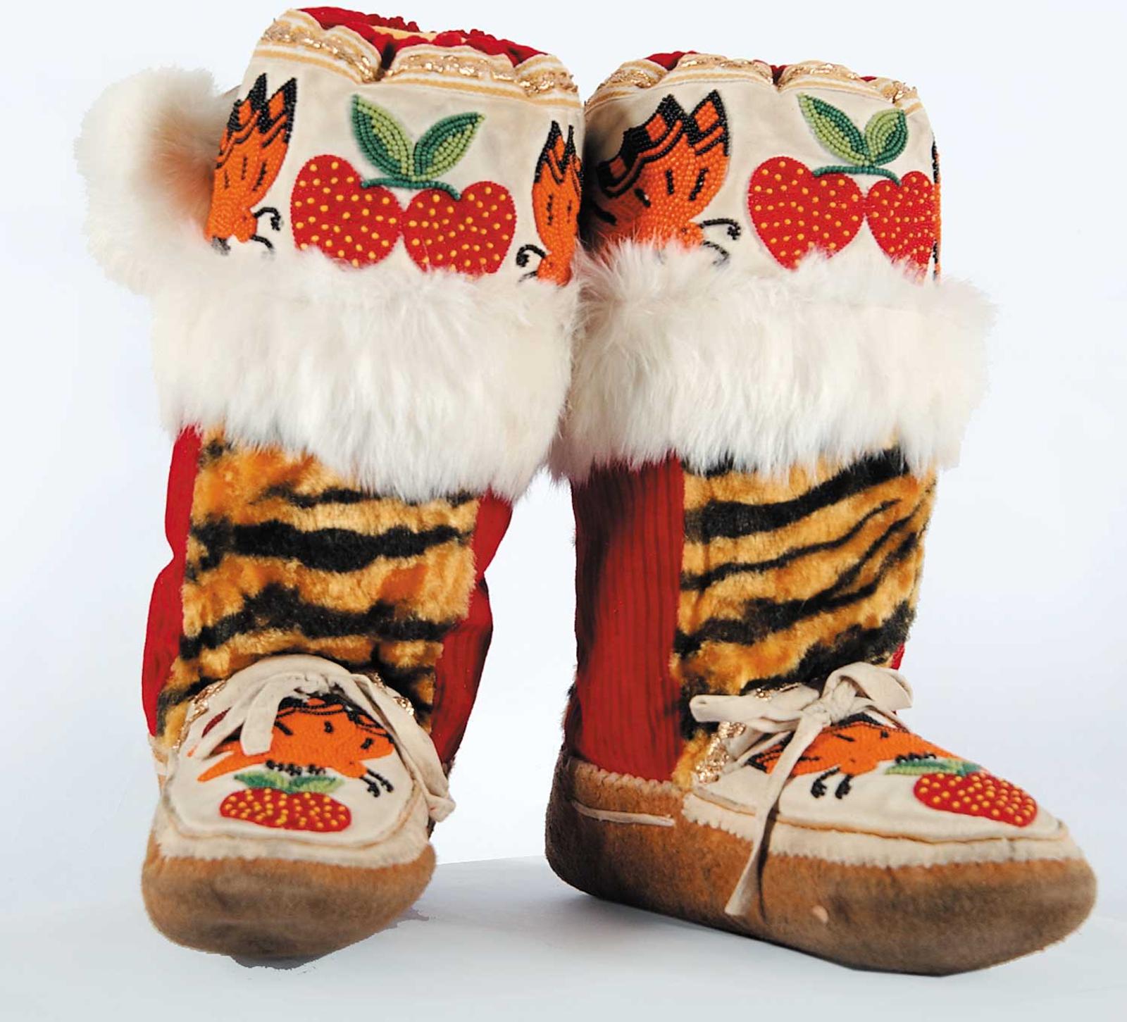 First Nations Basket School - Fancy Beaded Mukluks