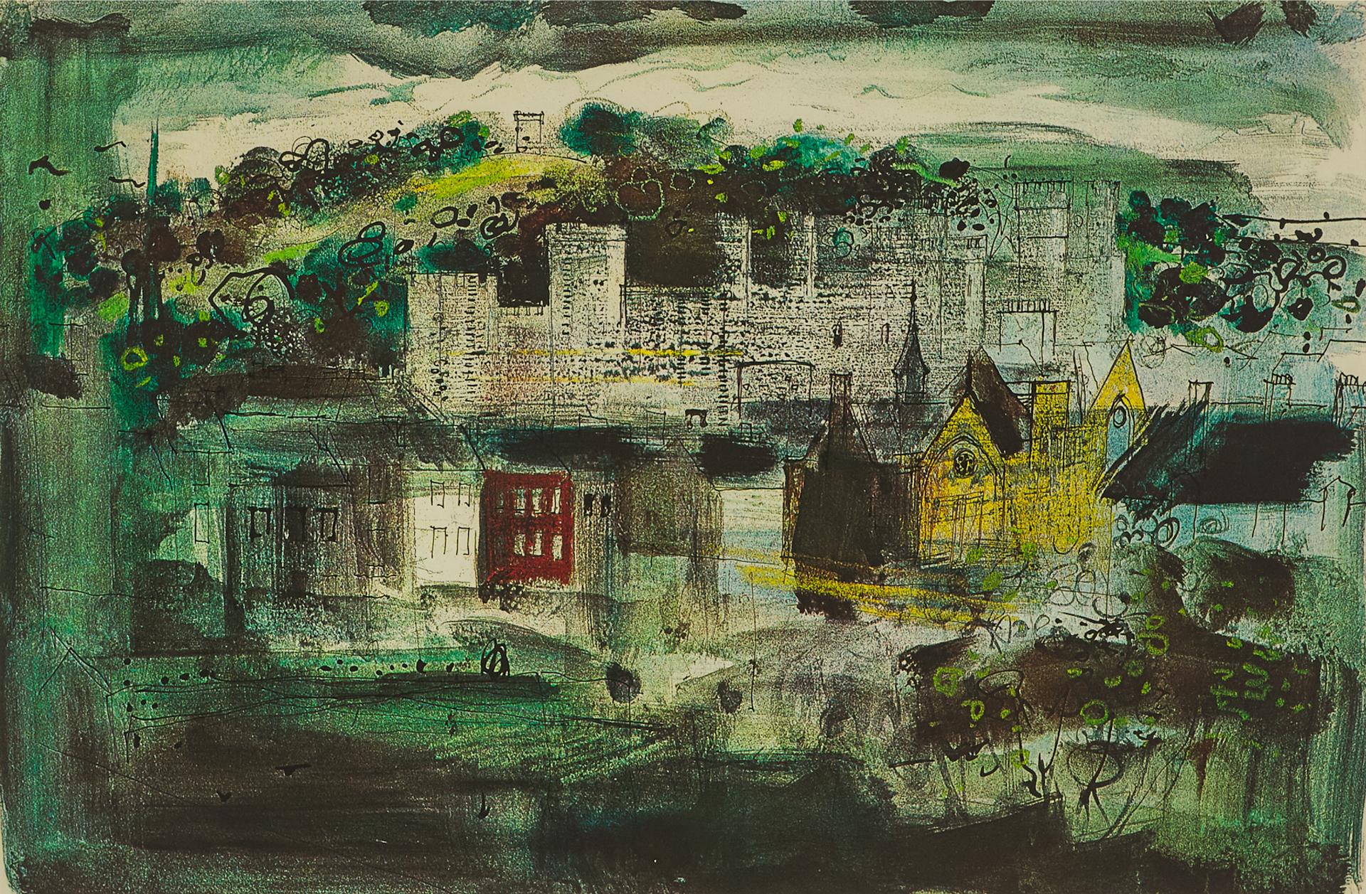 John S. Piper (1903-1992) - Caernarvon Castle Ii, 1971 [levinson, 201]