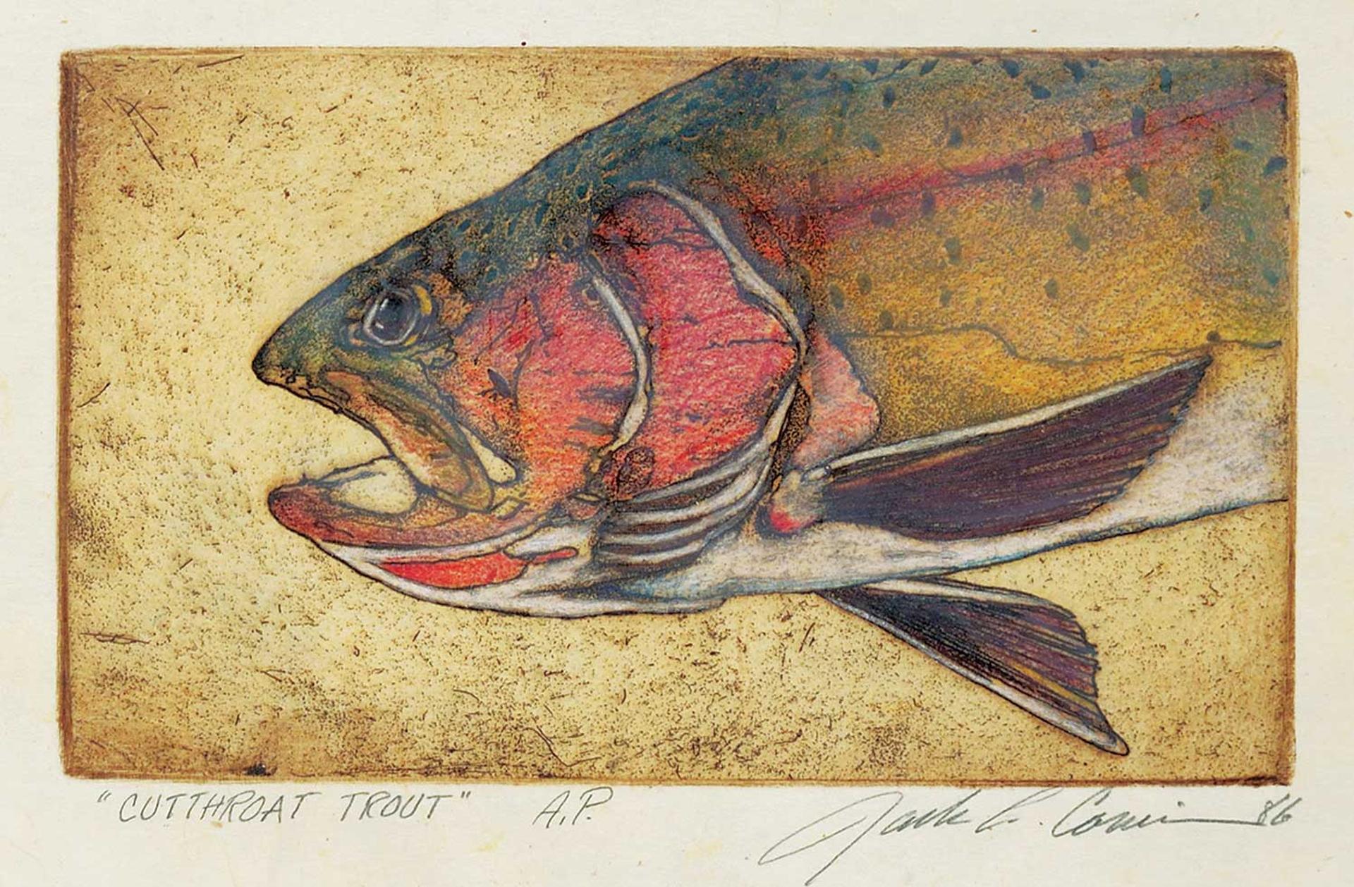 Jack Lee Cowin (1947-2014) - Cutthroat Trout  #A.P.