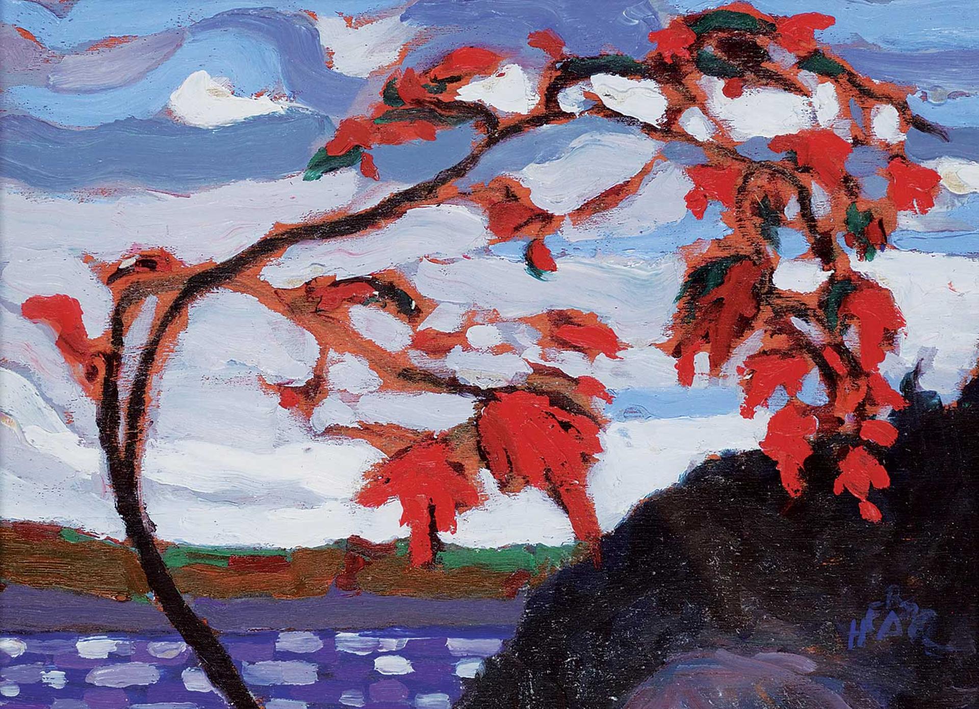 James Edward Hergel (1961) - Wind Swept Maple, Georgian Bay