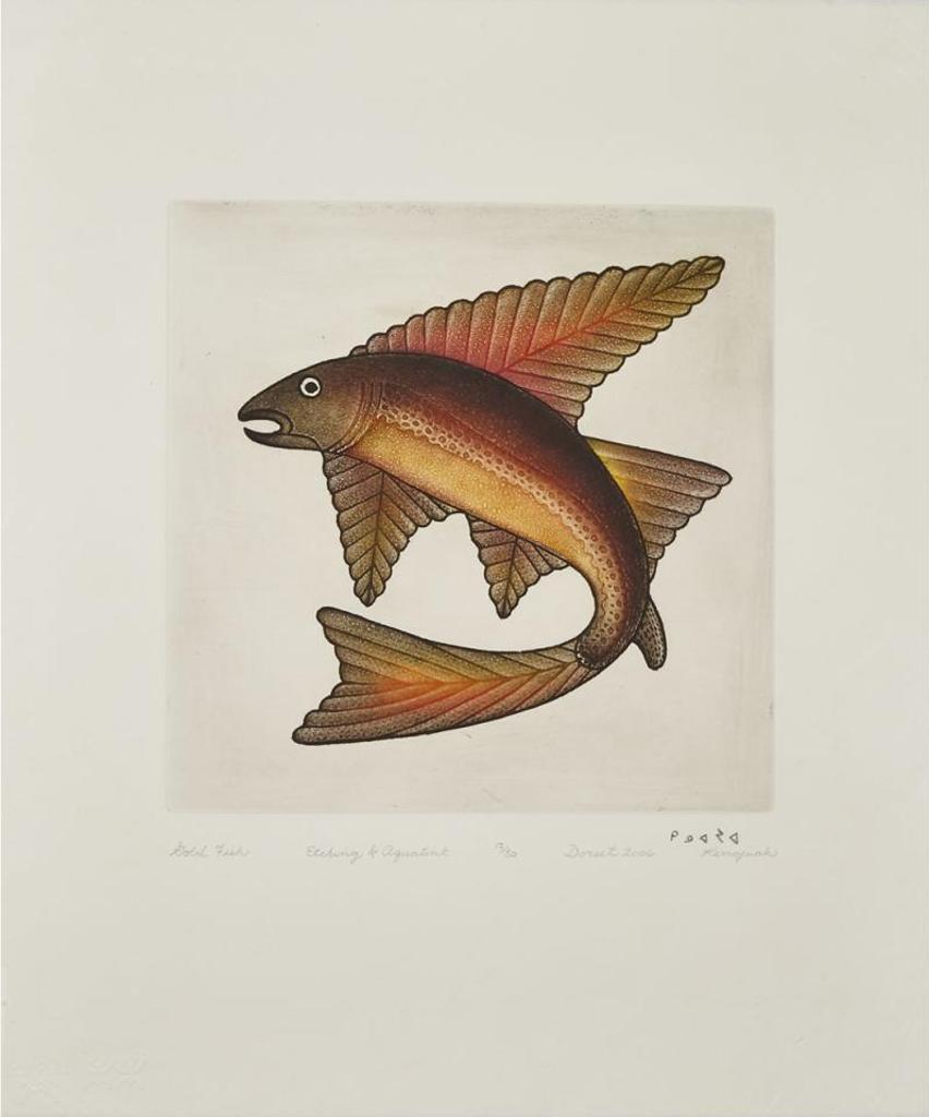 Kenojuak Ashevak (1927-2013) - Gold Fish