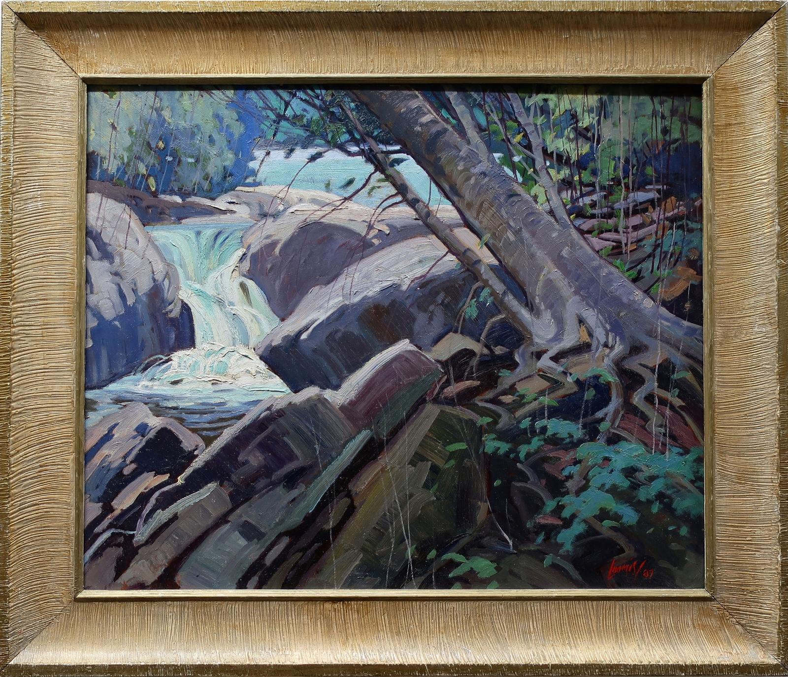 Clarence Ainsile Loomis (1917) - Forest Waterfall