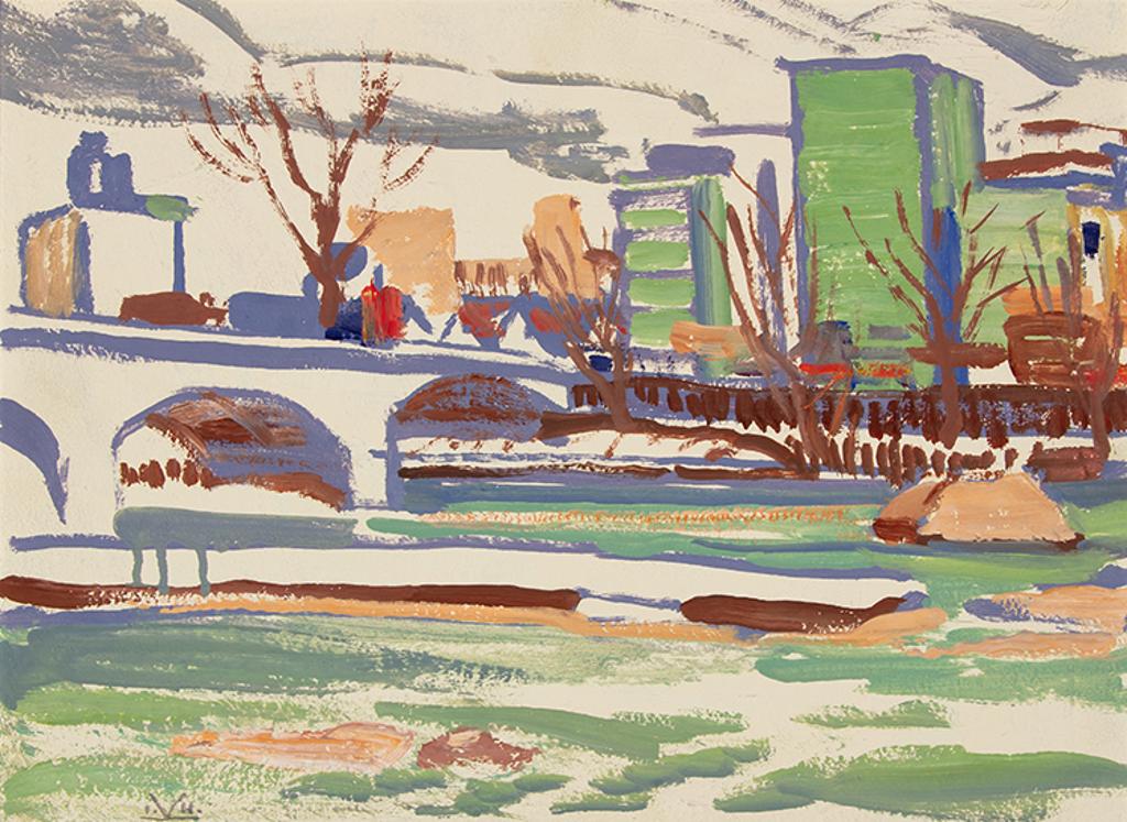 Illingworth Holey (Buck) Kerr (1905-1989) - 10 Street Bridge, Calgary