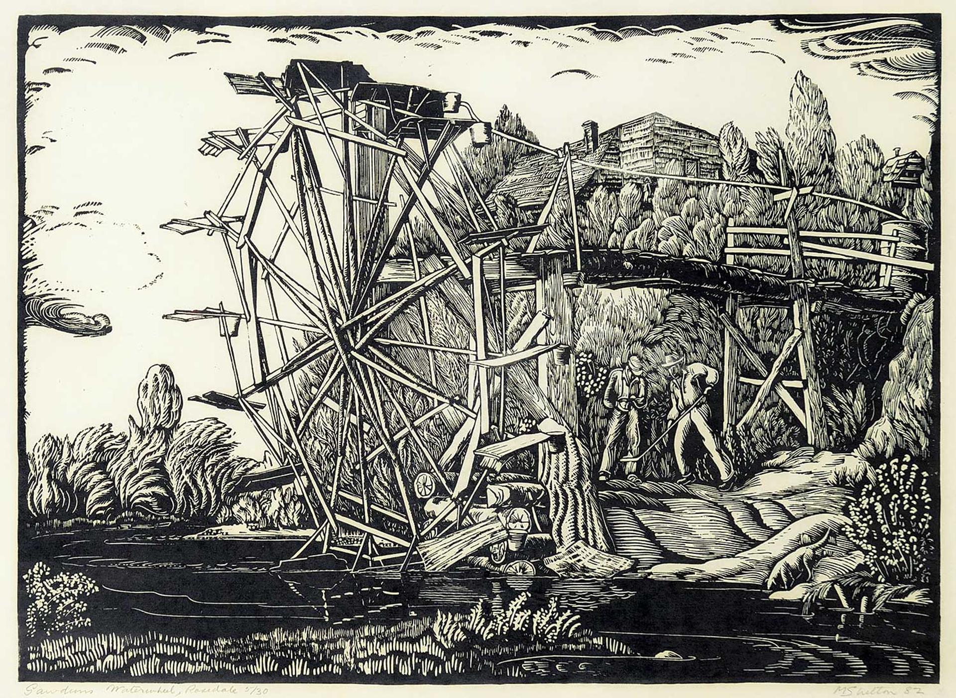 Margaret Dorothy Shelton (1915-1984) - Gawdun's Waterwheel, Rosedale  #5/30