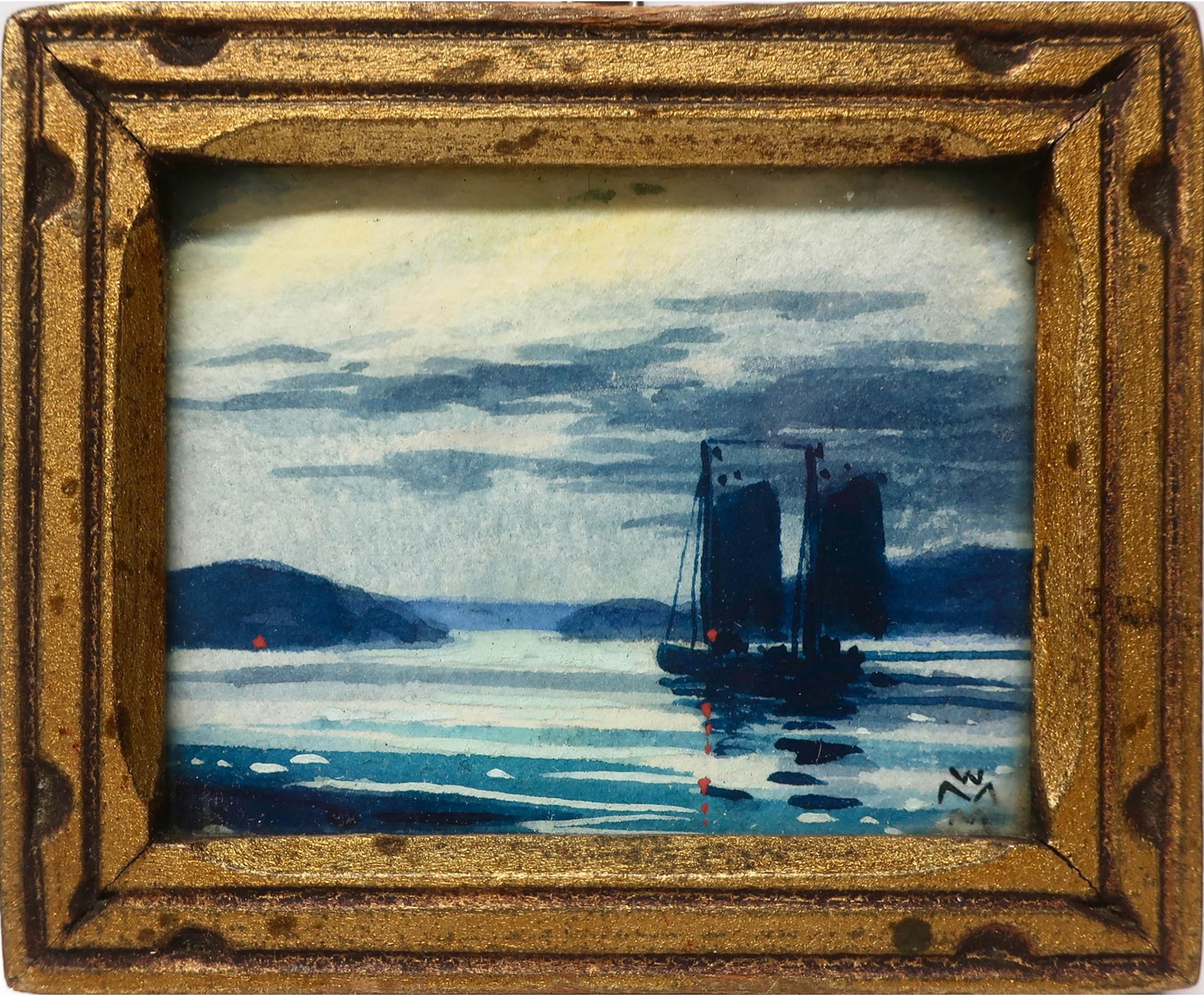 Willard Morse Mitchell (1879-1955) - A Scene On The Beautiful And Historic Saguenay River, P.Q.