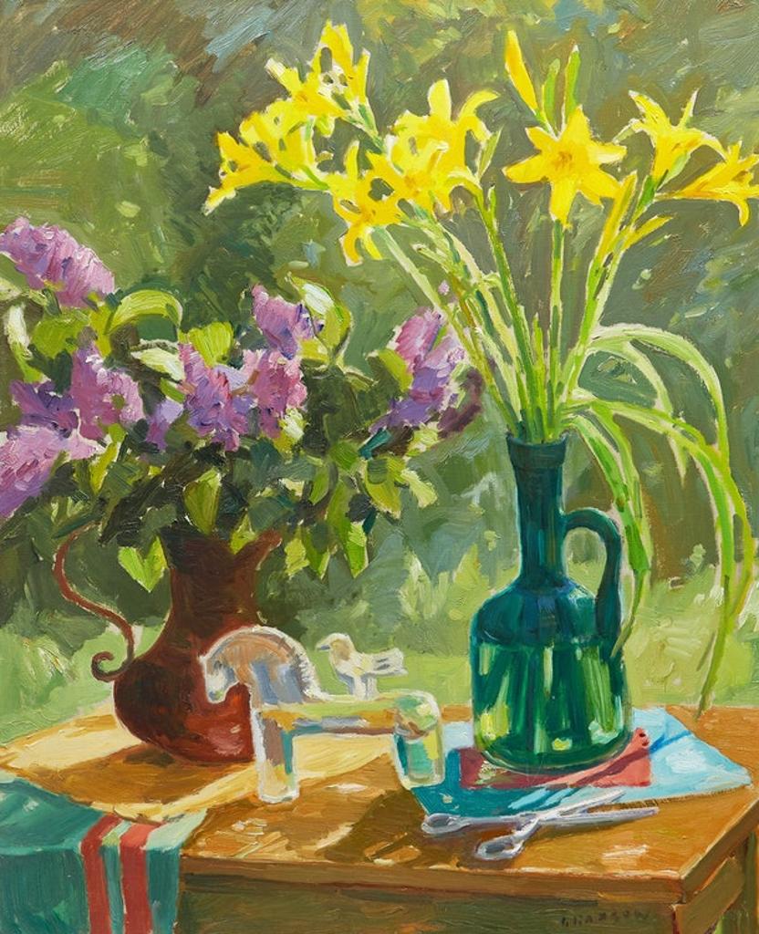 Helmut Gransow (1921-2012) - Lilac and Lillies