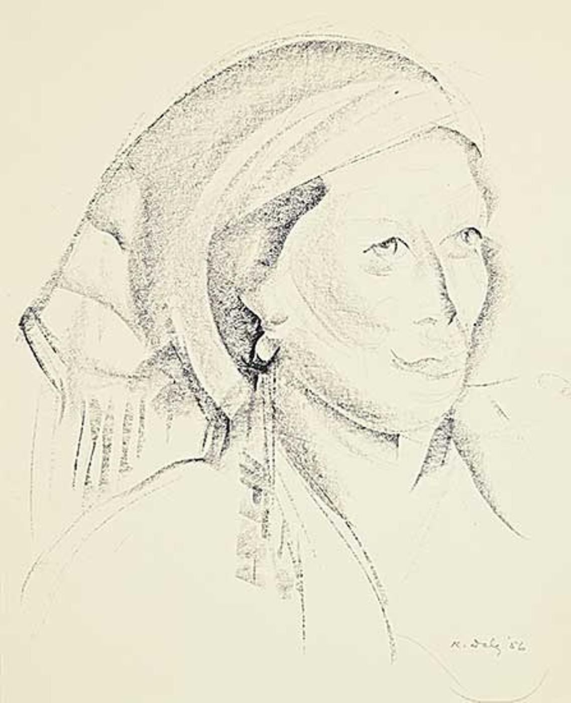 Kathleen Francis (Daly) Pepper - Untitled - Portrait of a Woman