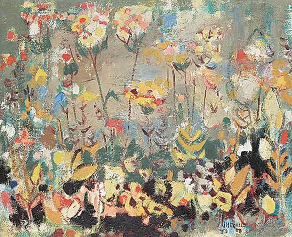 Janet Mitchell (1915-1998) - Untitled - Colourful Garden