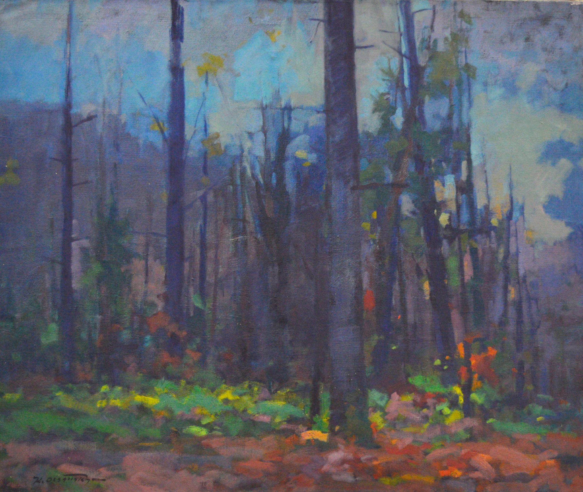Klement Olsansky (1909-1963) - intérieur de forêt