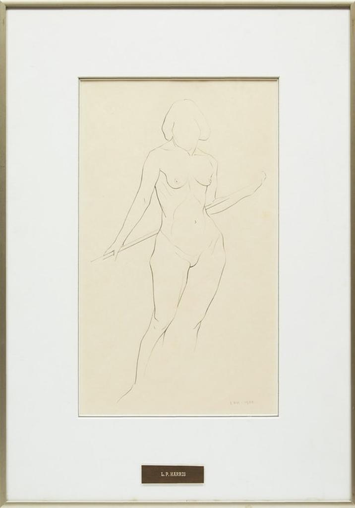 Lawren Phillips Harris (1910-1994) - Standing Nude
