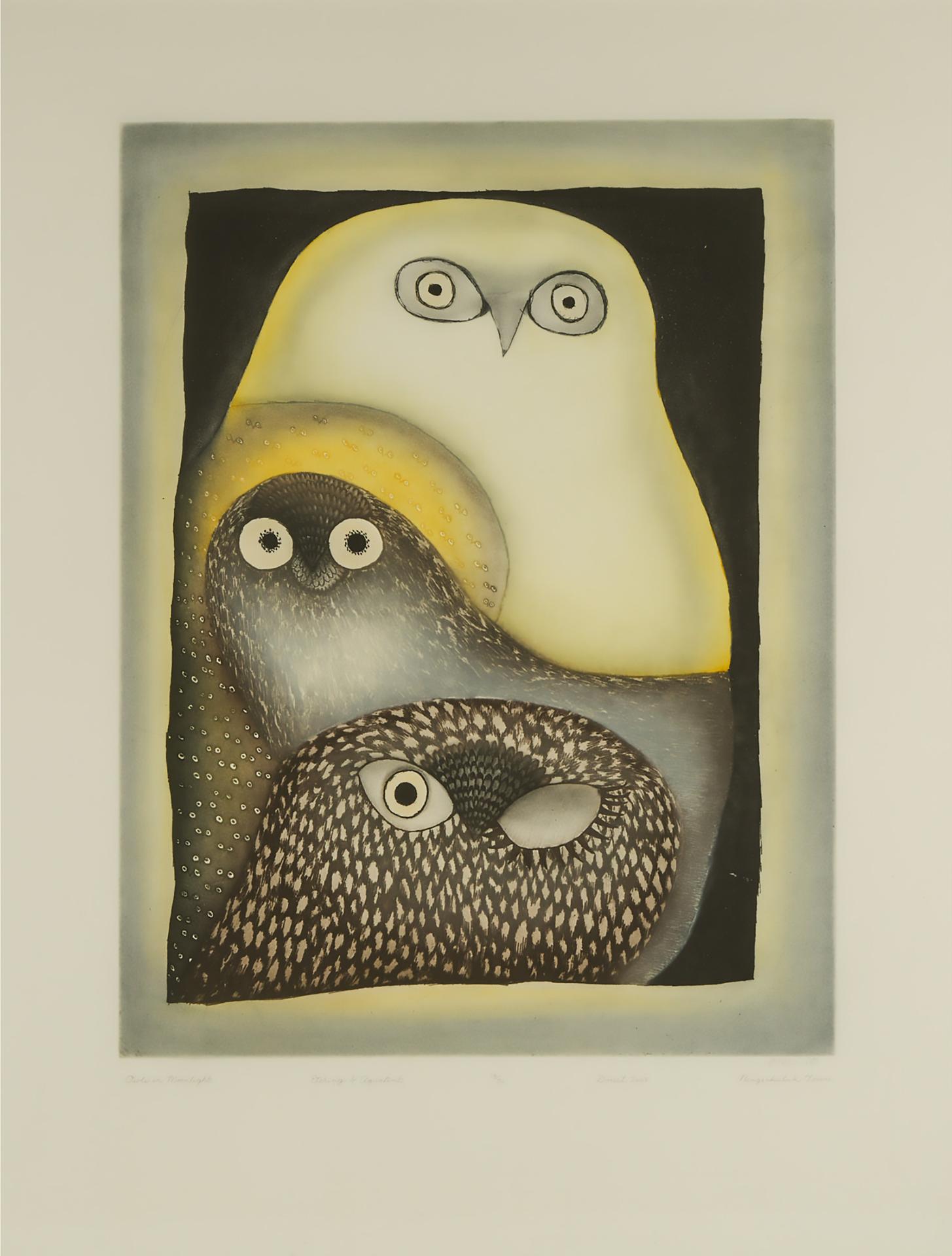 Ningeokuluk Teevee (1963) - Owls In Moonlight, 2007