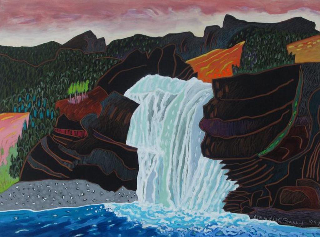 Anne Meredith Barry (1932-2003) - Rattling Brook Falls; 1994