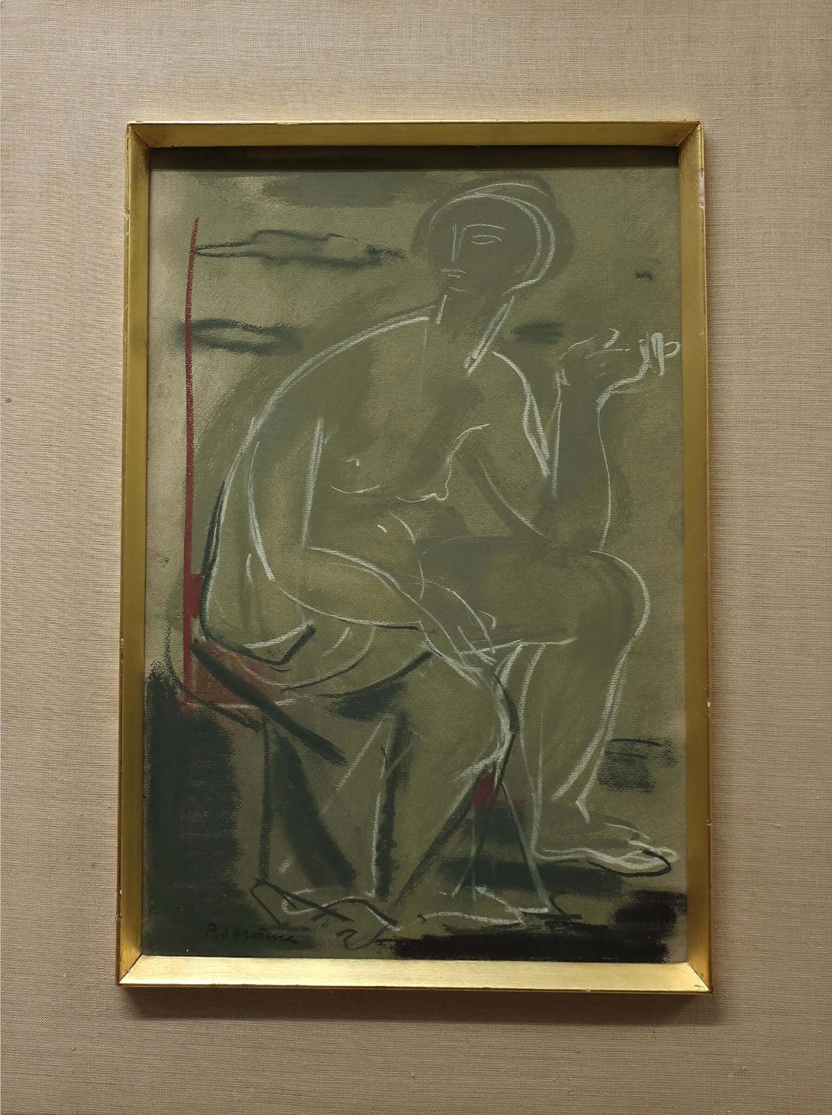 Pierre Jérôme (1902-1982) - Seated Nude