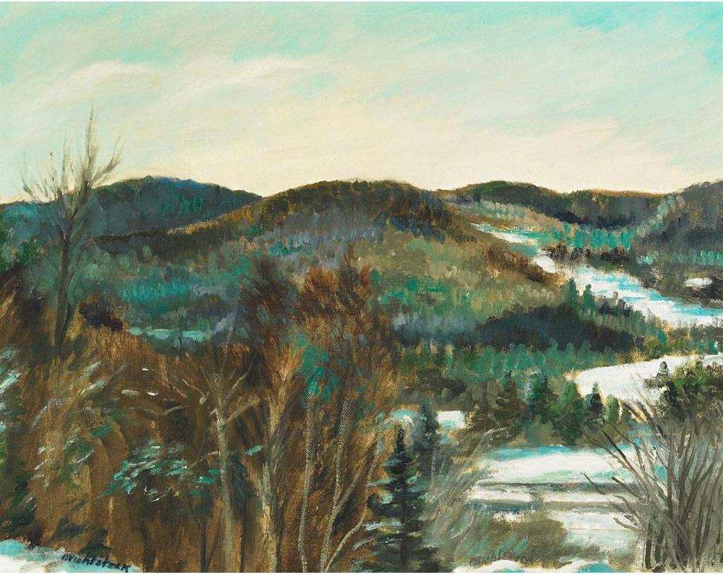 Louis Muhlstock (1904-2001) - Laurentians From 8th Range, Val David, 1981