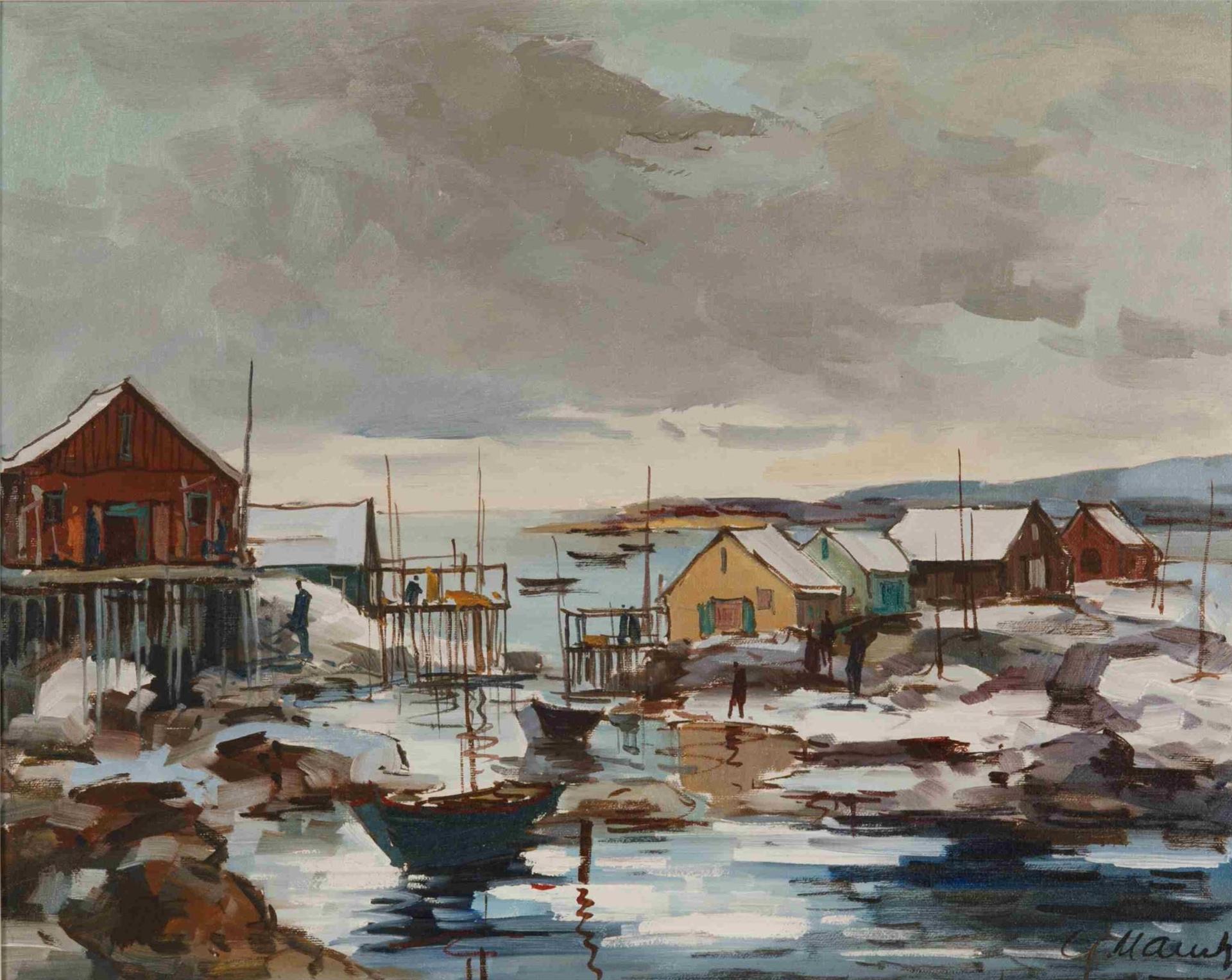 Geza (Gordon) Marich (1913-1985) - Fishing Wharf