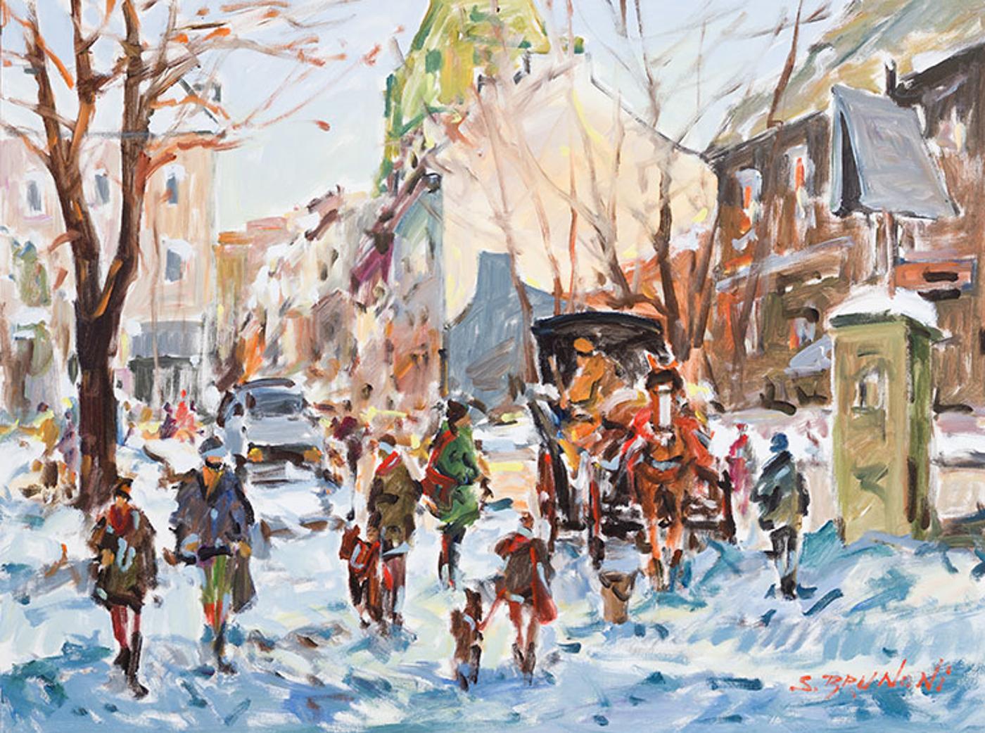 Serge Brunoni (1938-2020) - Québec, Boulevard St. Louis