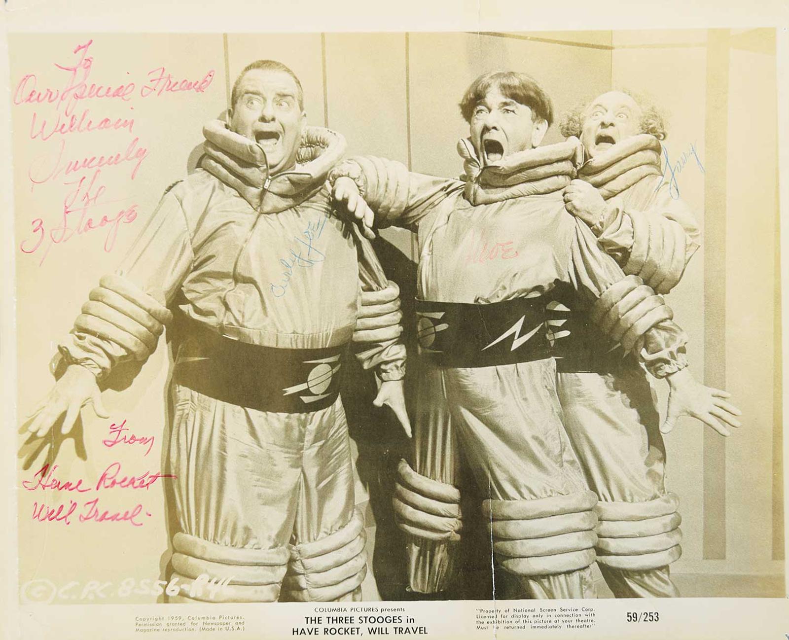 Television School - The Three Stooges in Have Rocket Will Travel #59/253