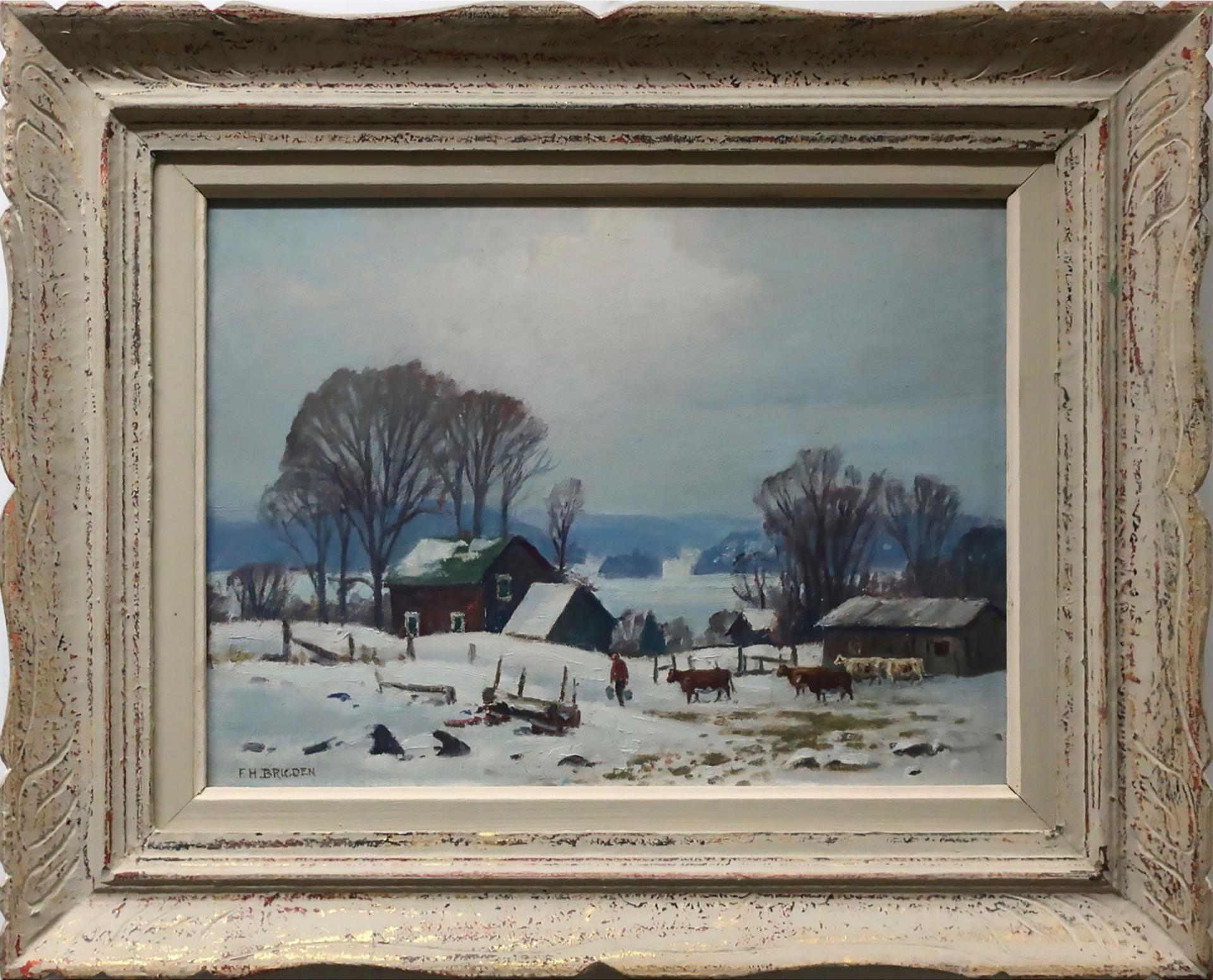 Frederick Henry Brigden (1871-1956) - Muskoka Farm In Winter
