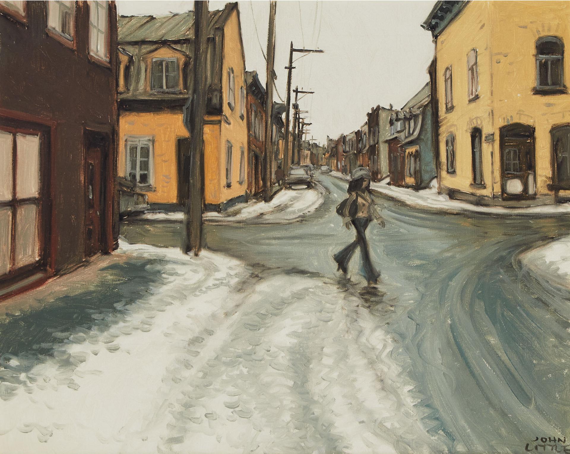 John Geoffrey Caruthers Little (1928-1984) - Rue Christophe Colombe - Coin Victoria - Québec, 1974