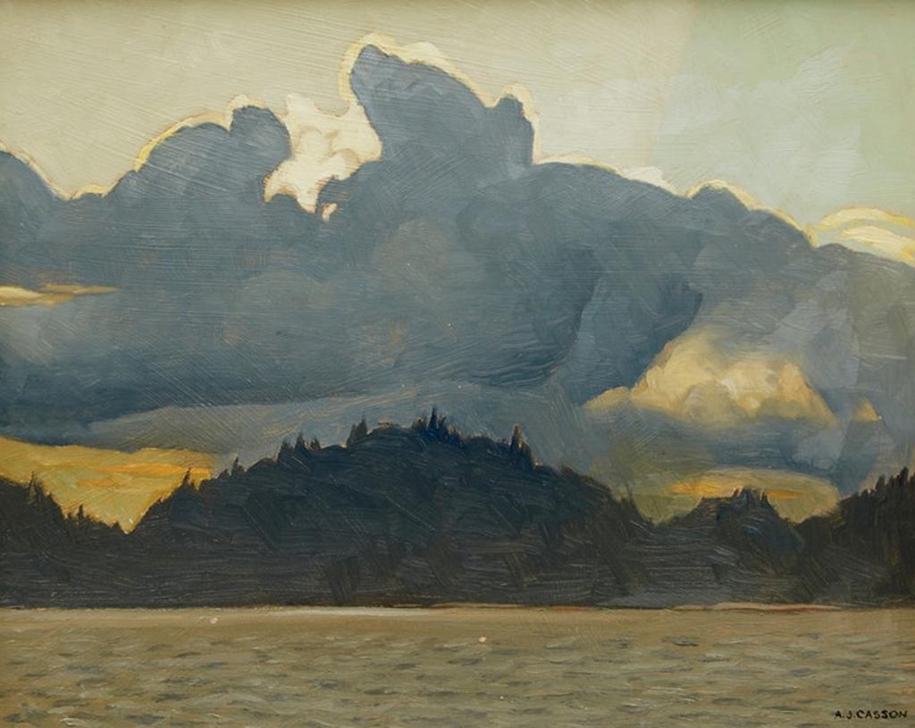 Alfred Joseph (A.J.) Casson (1898-1992) - Sundown - Lake Rosseau