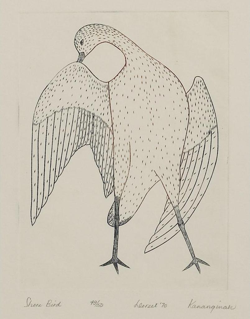 Kananginak Pootoogook (1935-2010) - Shore Bird
