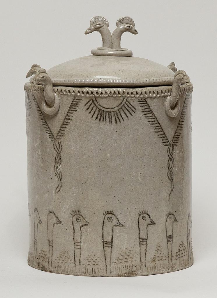 Maria Gakovic (1913-1999) - Untitled - Untitled (Ceramic container with lid)