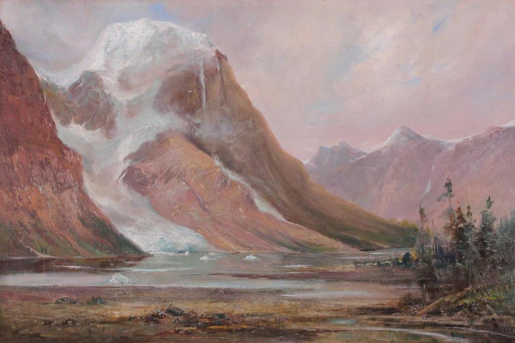 Augustus Frederick Lafosse (Gus) Kenderdine (1870-1947) - The Tumbling Glacier, Berg Lake