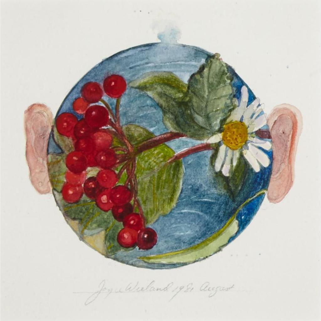 Joyce Wieland (1930-1998) - Alexander Says Ears Came Before Eyes (Highbush Cranberries)