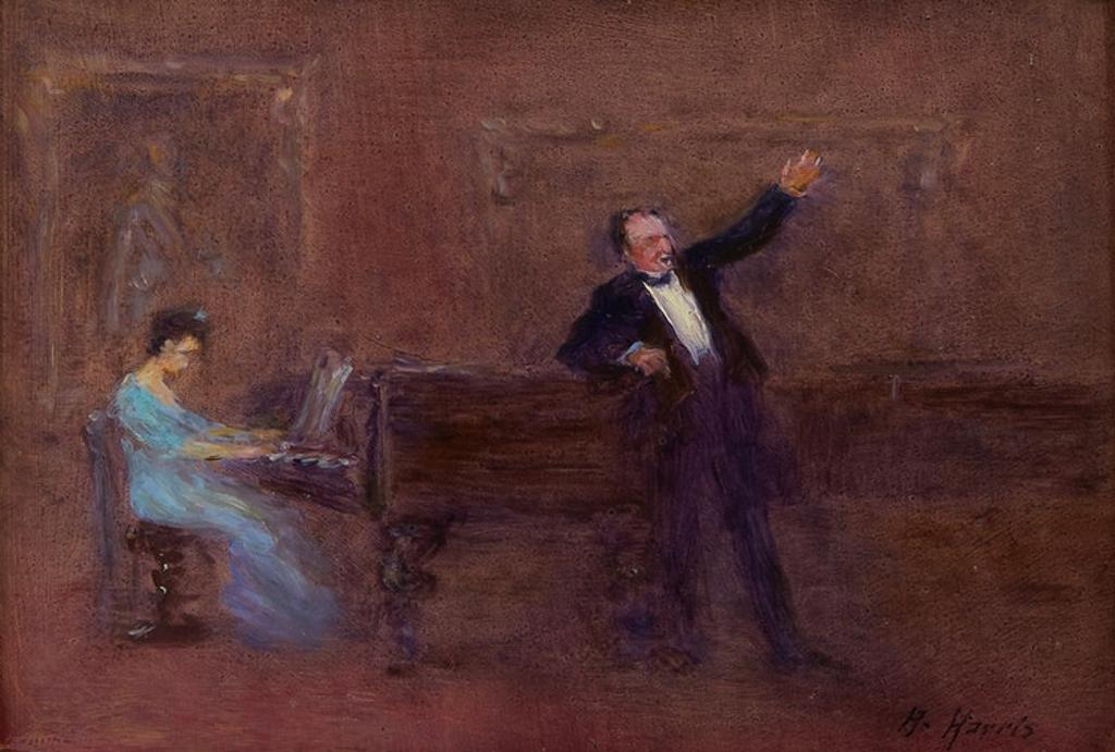 Robert Harris (1849-1919) - The Recital (At the Heinrich Song Recital)