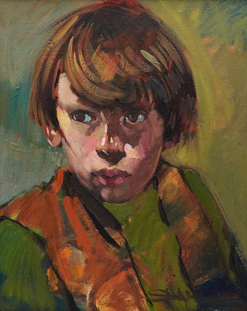 Arthur Shilling (1941-1986) - Portrait of a Young Boy