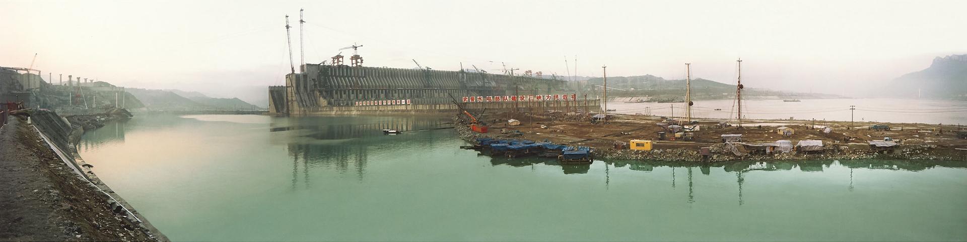 Edward Burtynsky (1955) - Three Gorges Dam Project, Dam #2, Yangtze River, China, 2002