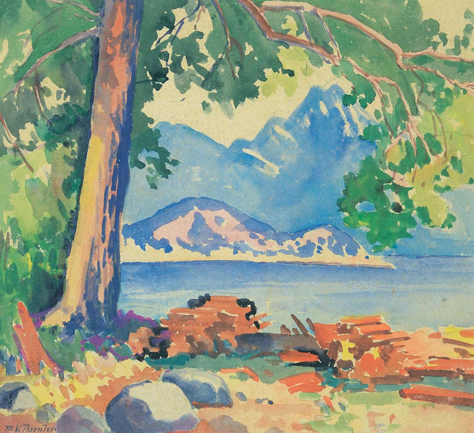 Mildred Valley Thornton (1890-1967) - Untitled - Under the Arbutus Tree