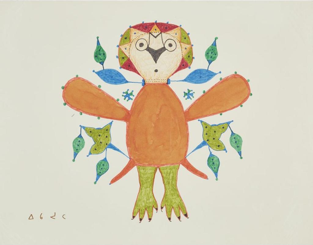 Ikayukta Tunnillie (1911-1980) - Festive Owl