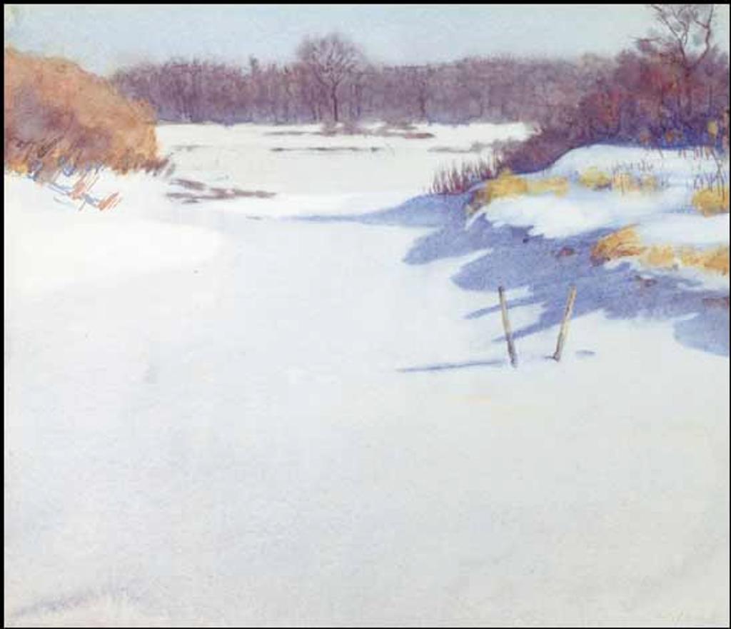 Walter Joseph (W.J.) Phillips (1884-1963) - Winter, Manitoba