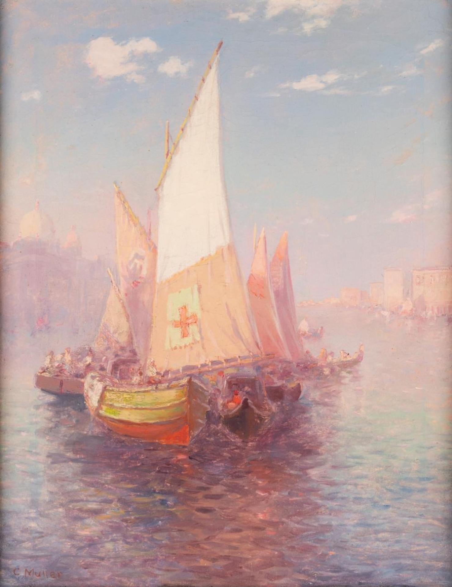 Carl Muller (1862-1938) - Venice