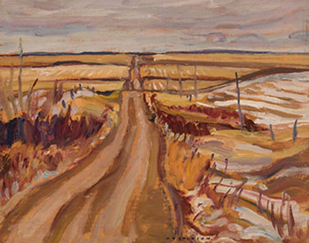Alexander Young (A. Y.) Jackson (1882-1974) - Country Road, Manitoba