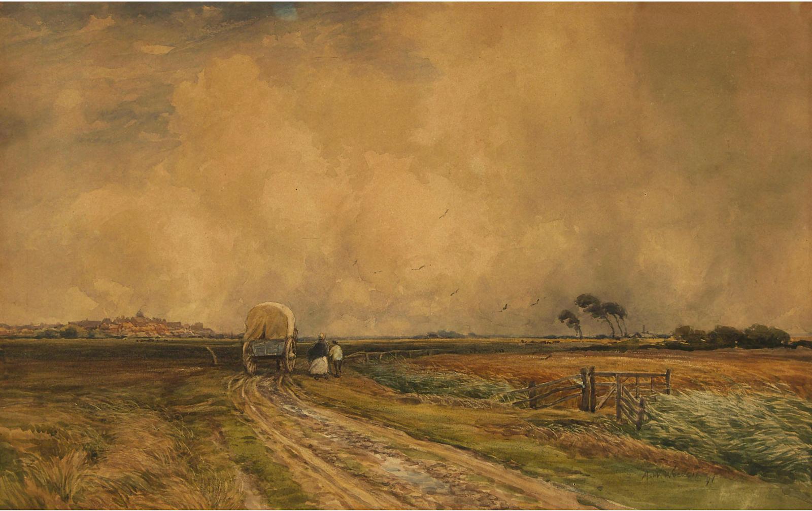 Augustus Walford Weedon (1838-1908) - Showery Weather, 1891