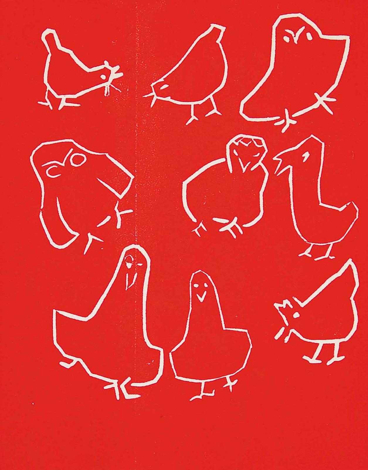 Janet Mitchell (1915-1998) - Untitled - Chicks