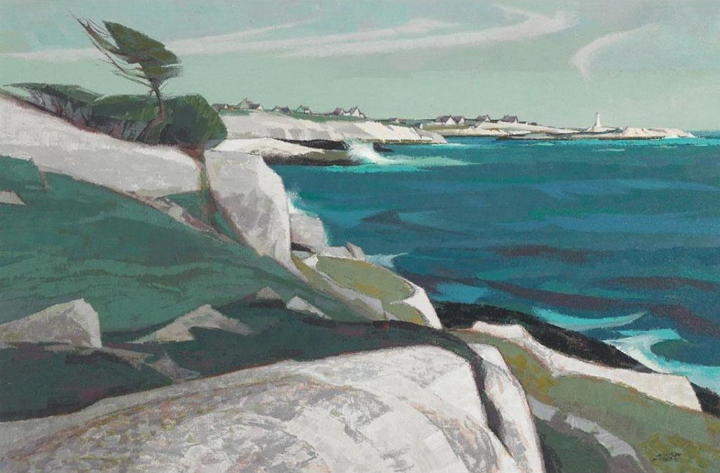 Hilton MacDonald Hassell (1910-1980) - The Cove, Peggy’S Cove From The Rocks, N.S.