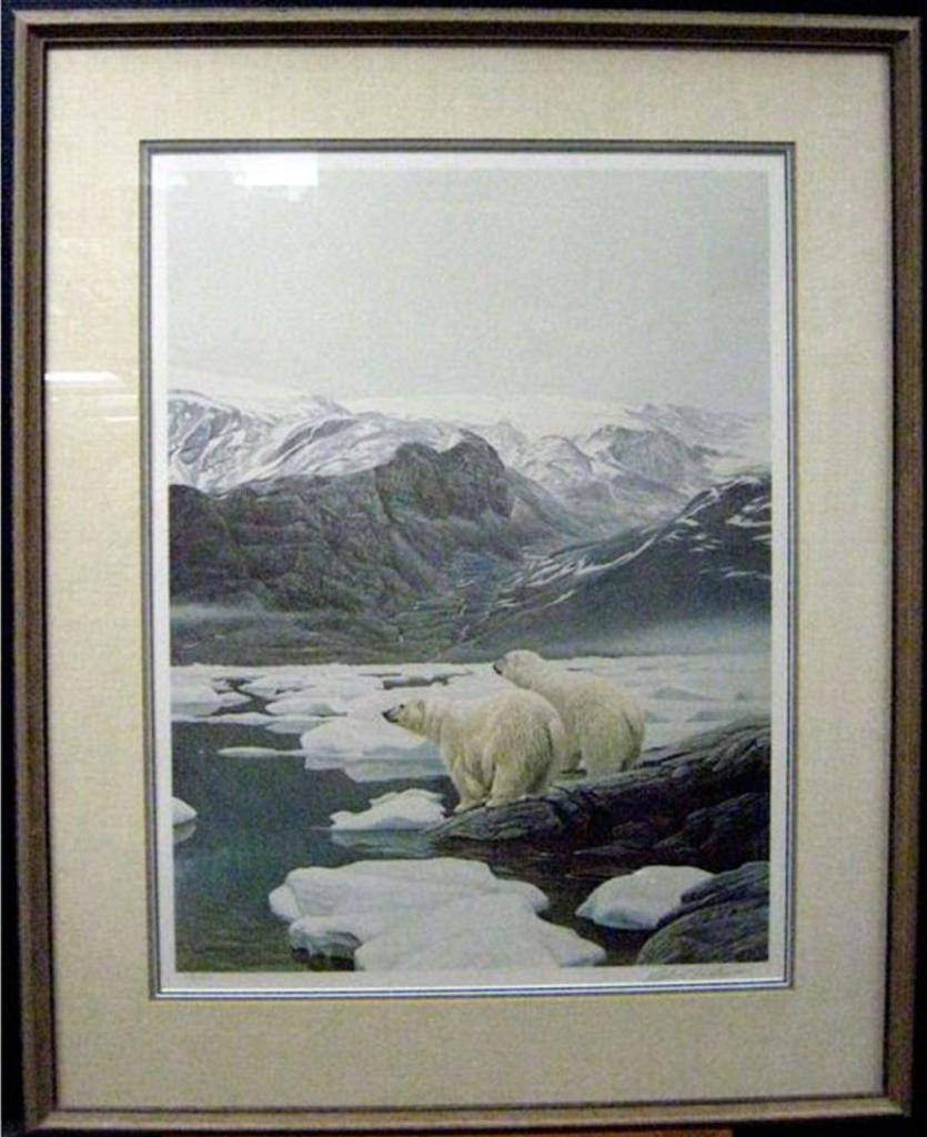 Robert Mclellan Bateman (1930-1922) - Polar Bears At Baffin Island