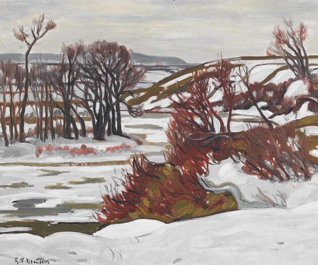 Randolph Stanley Hewton (1888-1960) - Melting Snow
