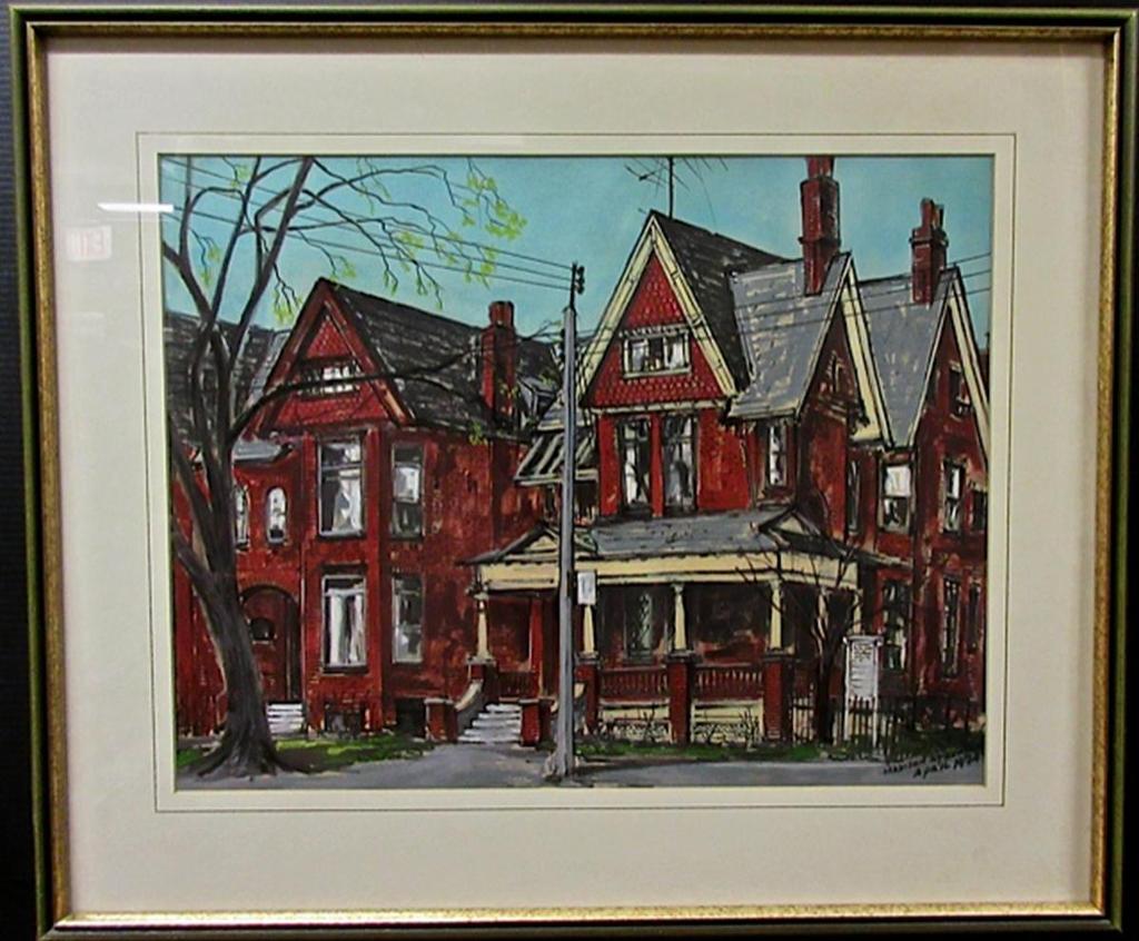 Vello Hubel (1927) - Madison At Lowther; Med. Bldgs. - Bloor W. Of St. George
