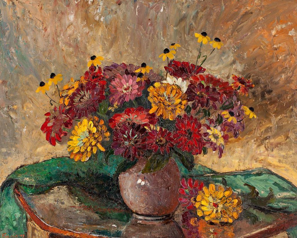 Albert Jacques Franck (1899-1973) - Still Life with Summer Flowers