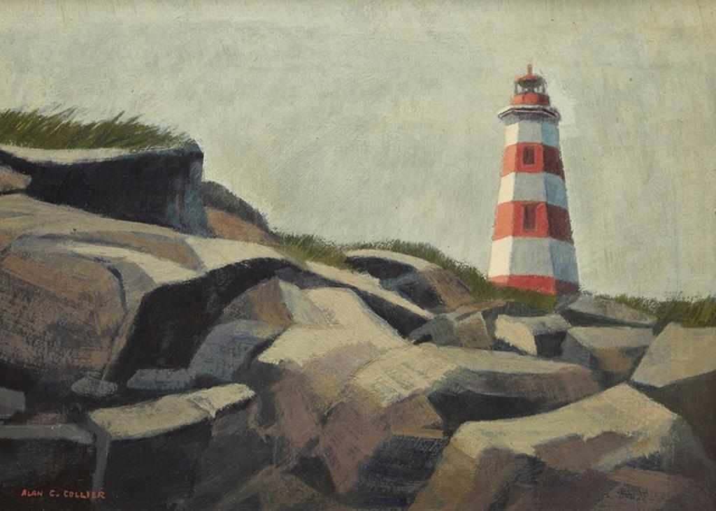 Alan Caswell Collier (1911-1990) - West Head Light, Briers Island Off Digby Neck, N.S.